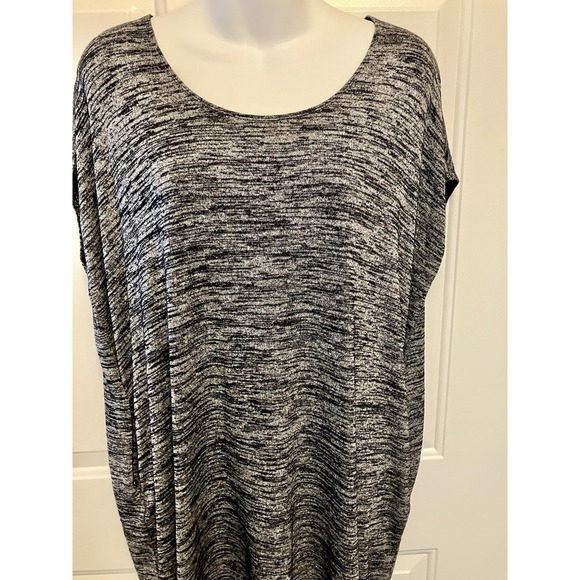 Aritzia Wilfred Free XXS Black Gray Knit Mini Dress Stretch Lightweight Women’s - Picture 2 of 8